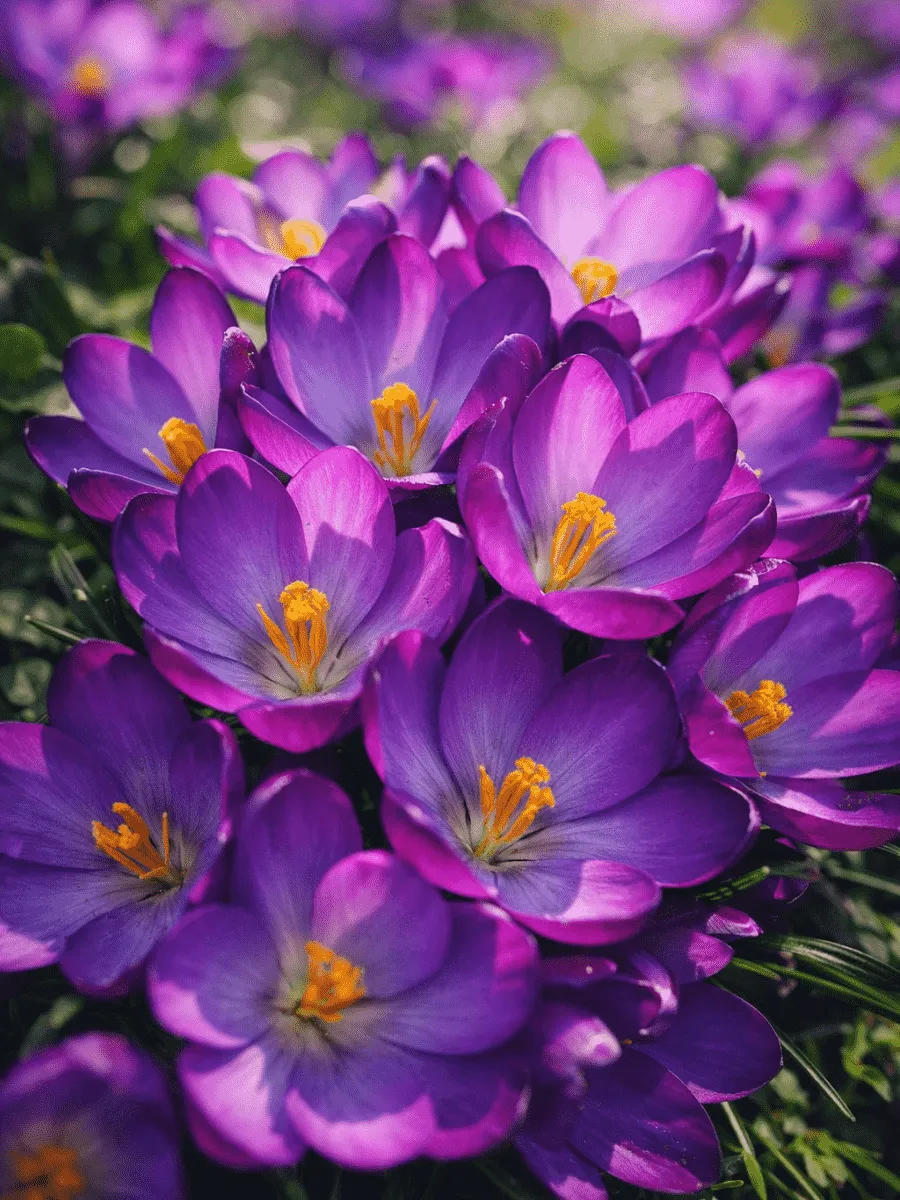 Крокус Ботанический Barr's Purple