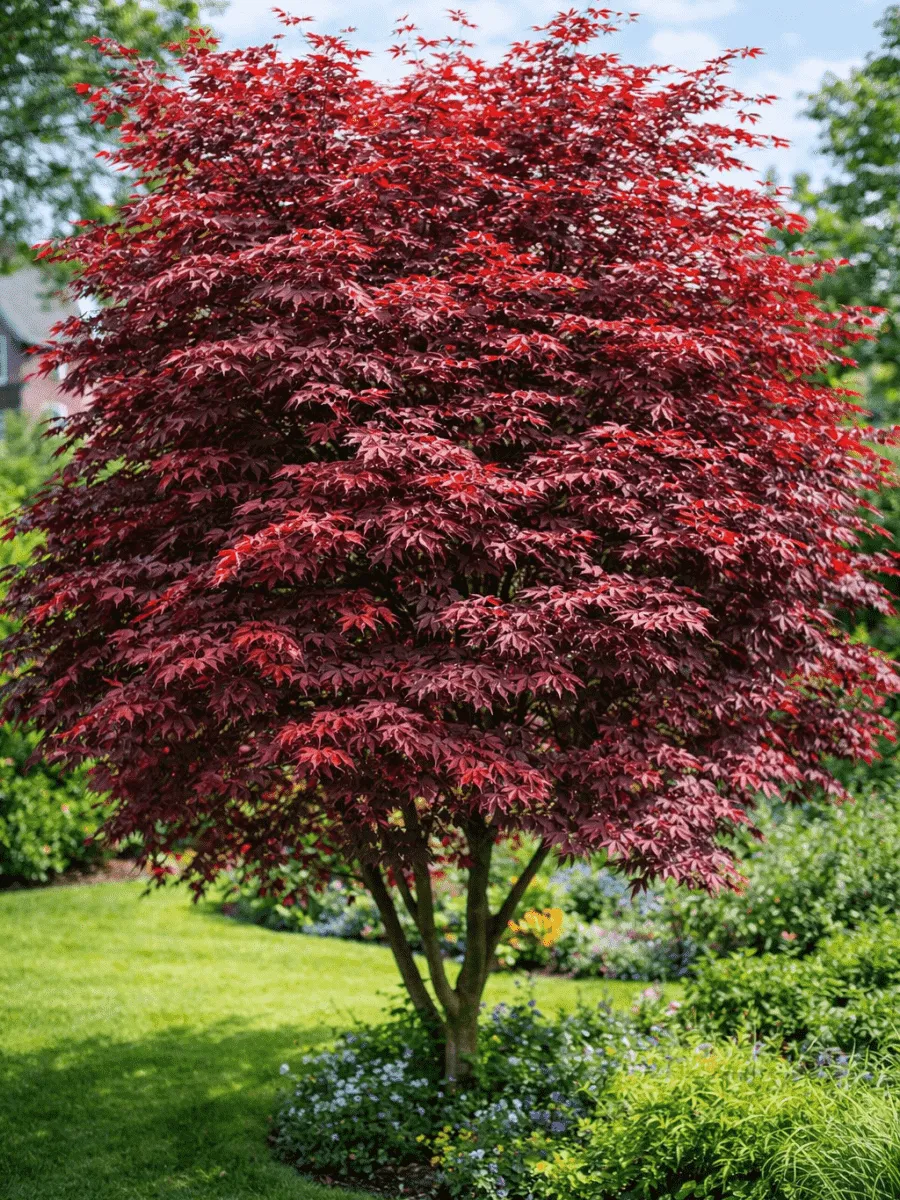 Клен веерный Atropurpureum